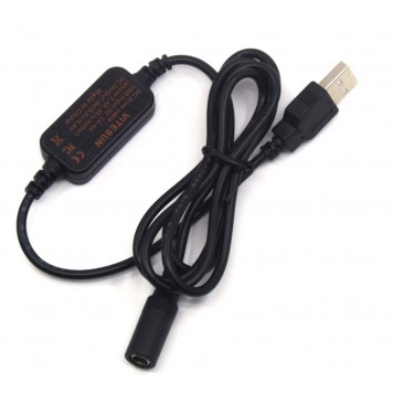 USB-кабель перетворювач для муфти 8,7В (гніздо постійного струму 5,5 мм * 2,1 мм)