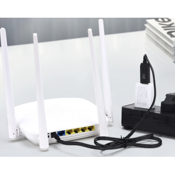 USB кабель - перетворювач для живлення Wi-Fi від Powerbank (12V)-3