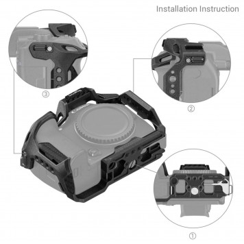 Клітка SmallRig 4003 для Canon EOS R7 «Black Mamba» -2