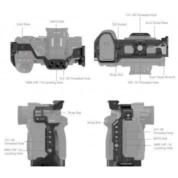 Клітка для Panasonic LUMIX S5 II / S5 IIX SmallRig 4022-2