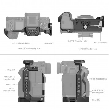 Клітка для FUJIFILM X-H2 / X-H2S SmallRig 3934-2