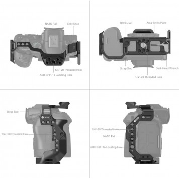 Клітка для Canon EOS R6 Mark II SmallRig 4159-1