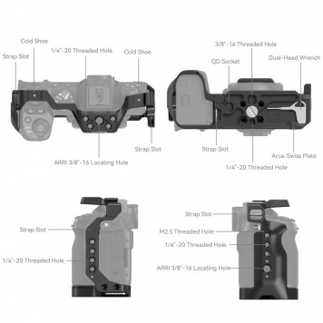 Клітка для FUJIFILM X-S20 SmallRig 4230-2