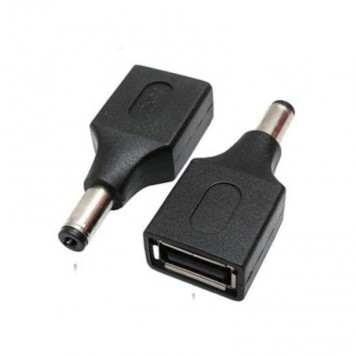 Адаптер штекер DC 5,5*2,1 мм -  USB 2.0 (папа)-1