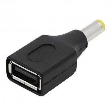 Адаптер штекер DC 5,5*2,1 мм -  USB 2.0 (папа)-2