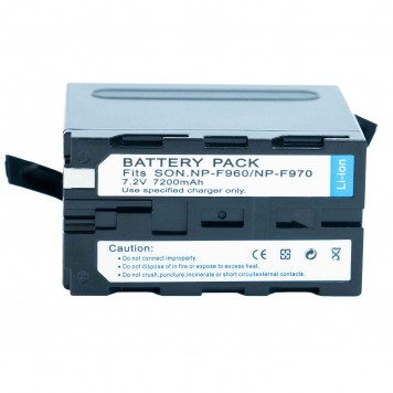 Акумулятор Sony NP-F980D 7200mAh з індикацією заряду та USB Type-C-3