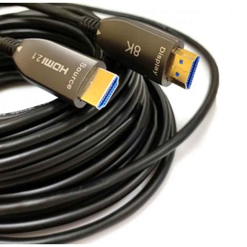 Оптоволоконний каблеь HDMI 2.1, 10м 8K 60Hz, 4K 120Hz, 48 Гбит/с-1