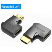 HDMI-адаптер кутовий 90 градусів, конвертер тато-мама (ліва сторона)