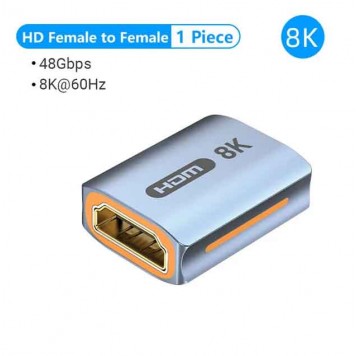 Перехідник адаптер Vention AIUH0 HDMI - HDMI 8K подовжувач