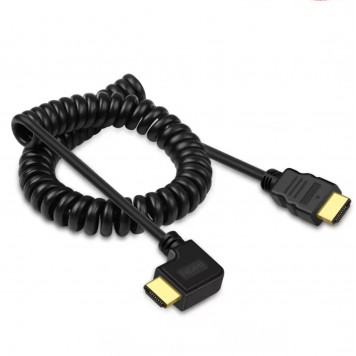 Кабель HDMI - HDMI, лівий кутовий (50-140см)