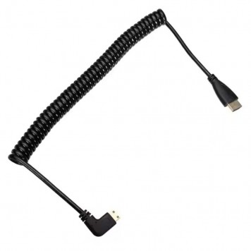 Кабель HDMI - Mini HDMI, лівий кутовий (50-140см)