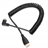 Кабель HDMI - Mini HDMI, правий кутовий (50-140см)