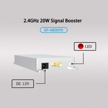 Підсилювач Wi-Fi EDUP EP-AB009S 20W 2,4 ГГц 43 dBm-4