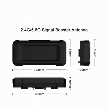 Підсилювач сигналу EDUP EP-AB047 (Wi-Fi 2,4 - 5,8GHz, 10W, акумулятор 8000mAh)-1