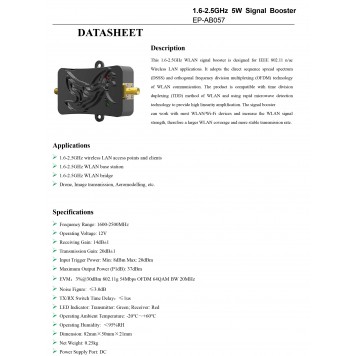 Підсилювач сигналу EDUP EP-AB057 (1,6–2,5 GHz) 5W-7