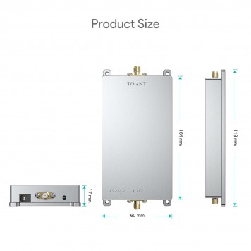 Підсилювач сигналу EDUP EP-AB061 1,7 GHz, 25 Вт