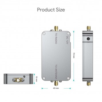 Підсилювач сигналу EDUP EP-AB072 (1,4 ГГц, 10 Вт) -2