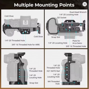 Клітка SmallRig 5257 для Nikon Z5 II, Z5, Z6, Z6II, Z7, Z7II-2