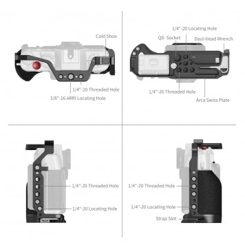 Клітка Smallrig 5662 для FUJIFILM X-T30 III / X-T30 II / X-T30-1