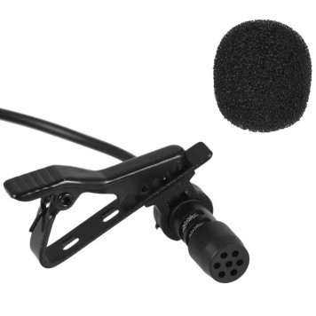 Портативний конденсаторний петличний мікрофон Andoer із затискачем (1,45 м)-1