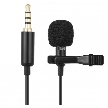 Портативний конденсаторний петличний мікрофон Andoer із затискачем (1,45 м)-2