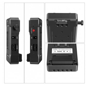Адаптерна пластина для акумулятора V Mount (базова версія) з подовжувачем Smallrig 3499-1