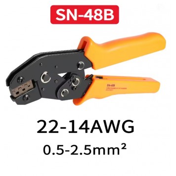 Обтискні кліщі SN-02C губки для неізольованих клем-1