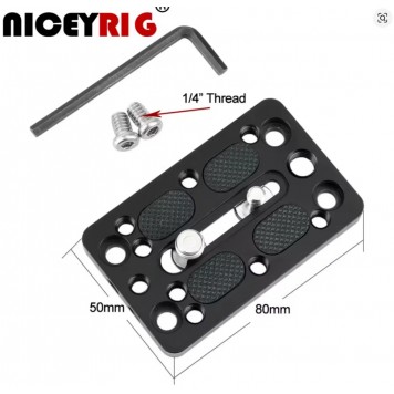 Швидкознімна пластина NICEYRIG для перемикання відеокамери-1