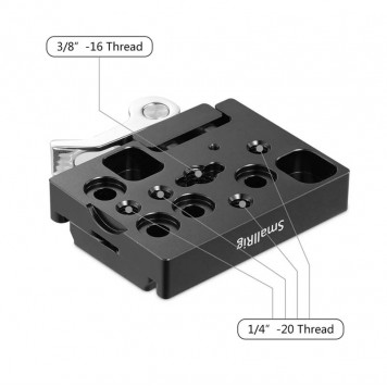 Швидкоз'ємний затискач і пластина Smallrig 2144B-2