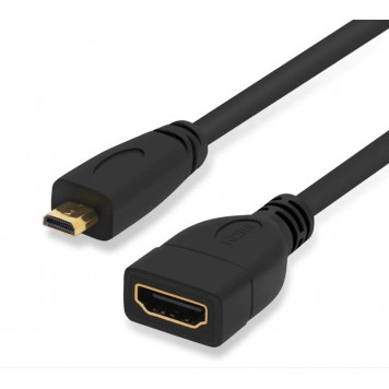 Адаптер штекер кабель Micro HDMI до HDMI-1