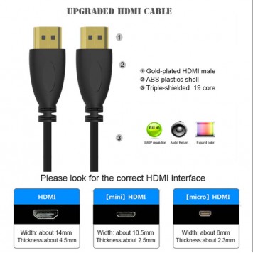 Кабель HDMI-HDMI (50-150см)-2